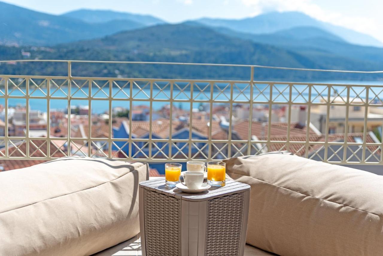 Alexandra'S Cozy Sea View Apartment Аргостолион Экстерьер фото